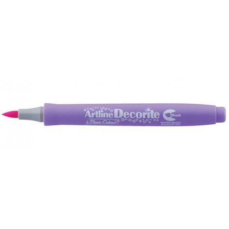 Marker Toma Artline Decorite Brush, Fioletowy Neon